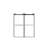 56"-60"W X 76"H Frameless Shower Door-111809649