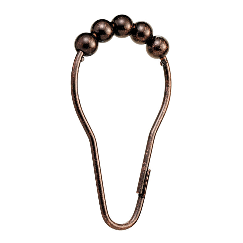 Crochets de rideau de douche, Bronze du vieux monde