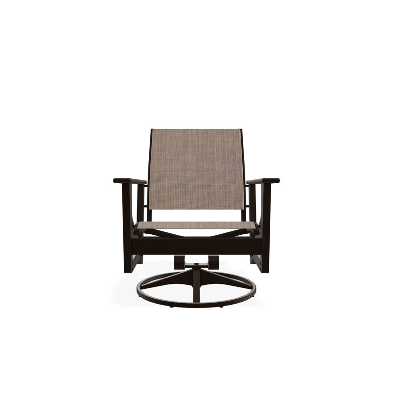 Wexler Outdoor Swivel Lounge Chair, Beacon Taupe Sunbrella®, Kona