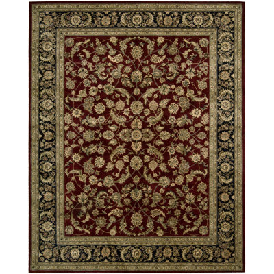 Tapis oriental en laine touffeté à la main Oakleaf