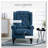 Button-Tufted High Wingback Chair with Thick Padding