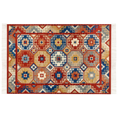Beda Southwestern Hand Woven Area Rug