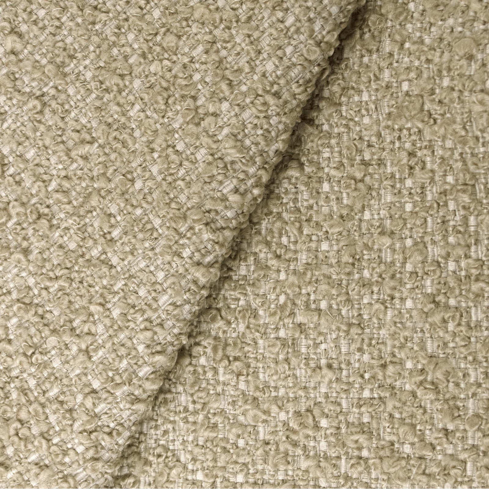 Tilly Upholstered Bed, Queen, Classic Buff Boucle