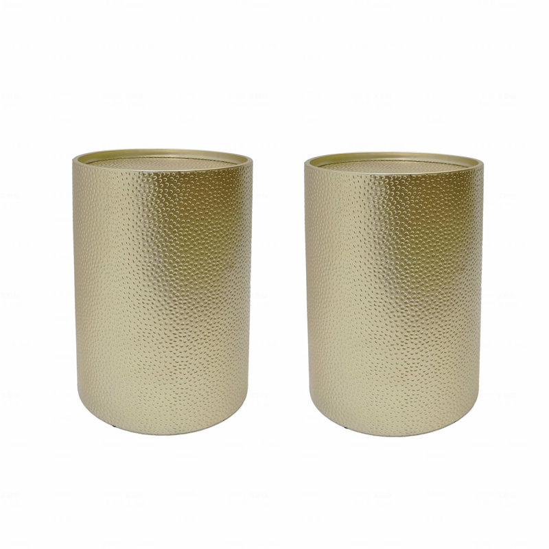 Metal Side Table, Gold