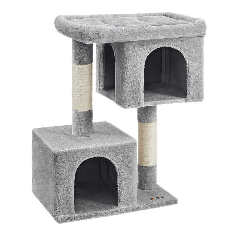 Arbre à chat Franjo, Gris clair, H 39,8 po x l 34,6 po x P 22,4 po