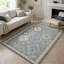 Geometric Cotton and Chenille Flatweave Area Rug-2093503831