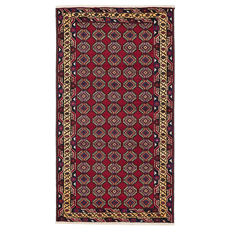 Teimani Red Rug 3'5" x 6'3"