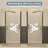 27-28-inch Frameless Pivot Shower Door