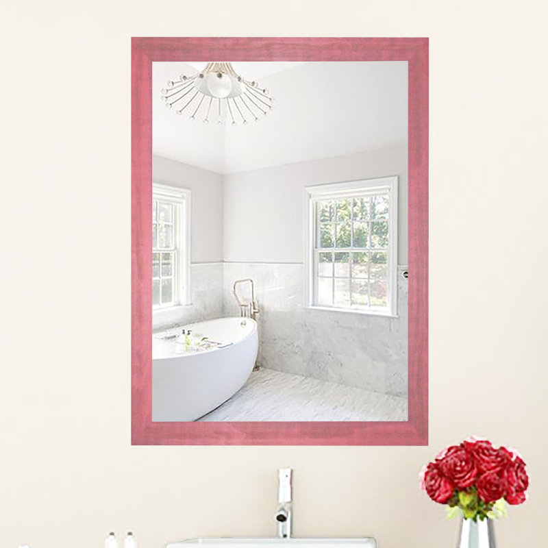 Wood Mirror, 39.5" H x 15.5" W