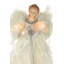 12'' Handmade Fabric Lighted Tree Topper