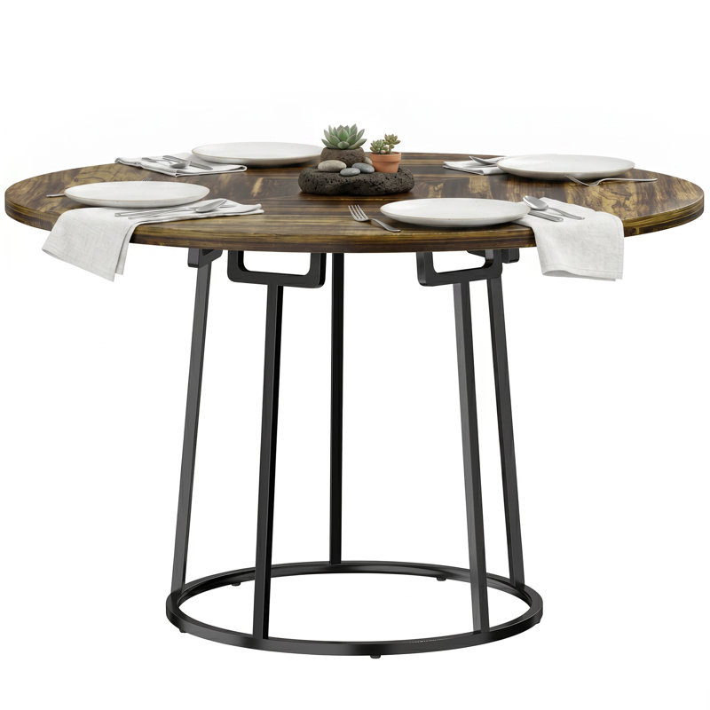 Dining Table with Steel Base