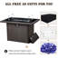 Propane Outdoor Fire Pit Table With Lid-1361296637