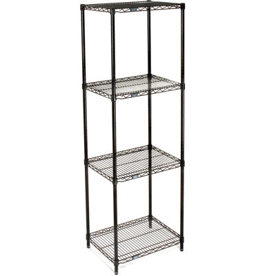 24'' W Metal Height -Adjustable Shelving Unit