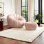 Modern Upholstered Rocking Chair with Ottoman-103087276