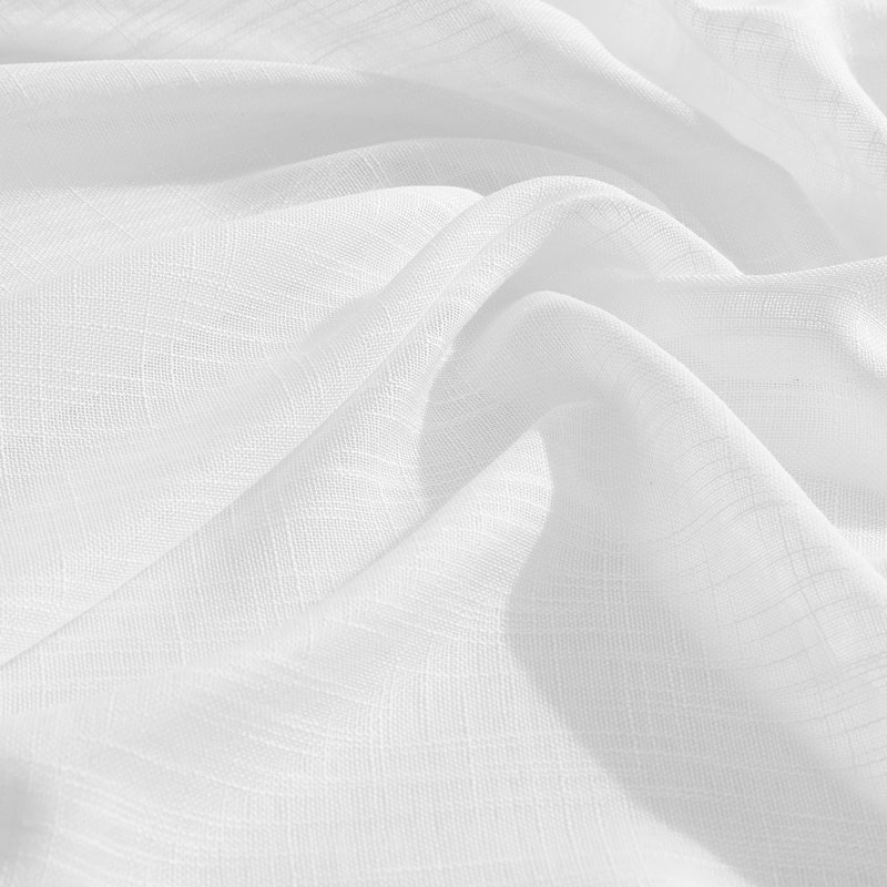Semi Sheer Curtain Pair, 54" W x 108" L, White