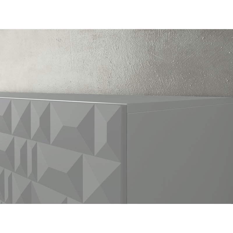 Barbados 110cm Sideboard, Concrete