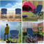 Chaise berçante de camping pliante robuste à haut dossier 300Lbs
