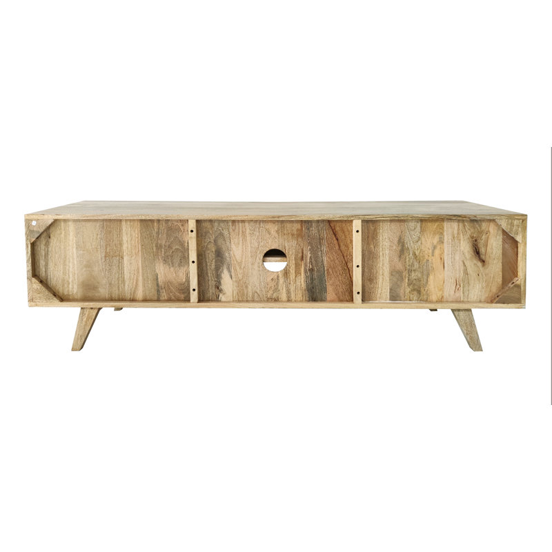 Crowell Unfinished TV Stand, Natural
