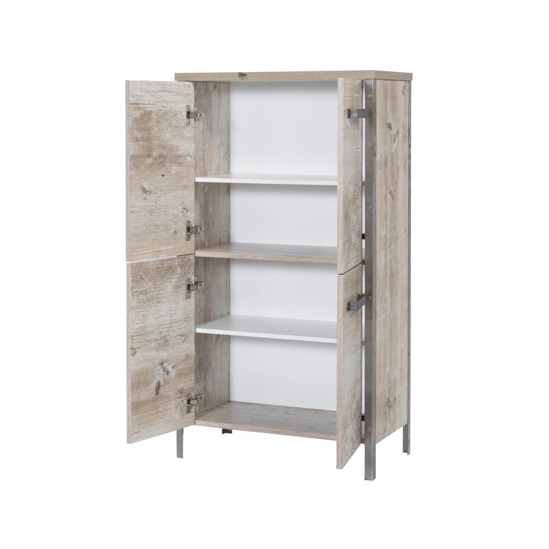 Harkon Solid Wood Bathroom Cabinet