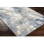 Tapis rectangulaire en polyester tissé à la machine Lemaire bleu marine / gris / beige-2101513792