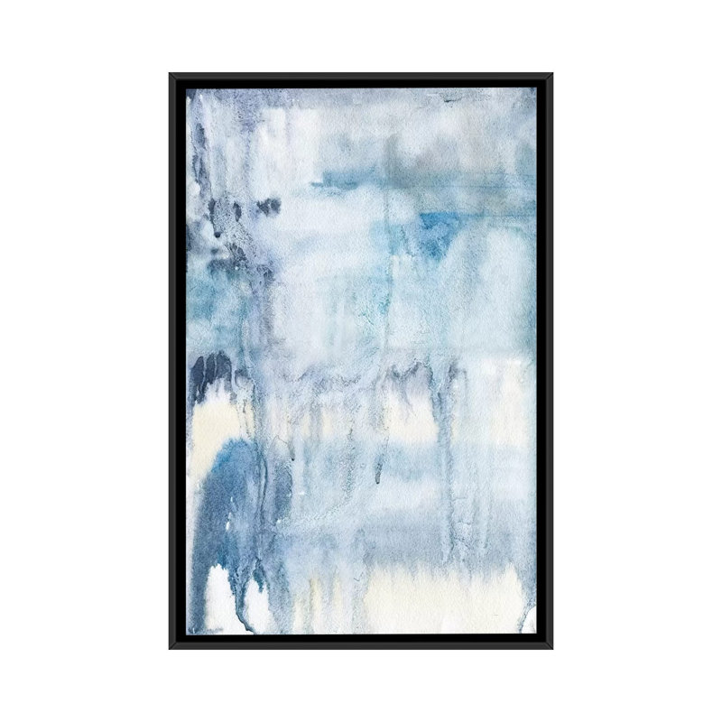 « maculage », reproduction d’impression sur toile, H 26 po x l 18 po x P 1,5 po, Toile avec cadre noir, Pas de tapis