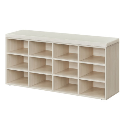 12 Pair Shoe Storage Bench