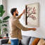 Cherry Blossom Branch Japandi - Wrapped Canvas-1166243316-1166243297