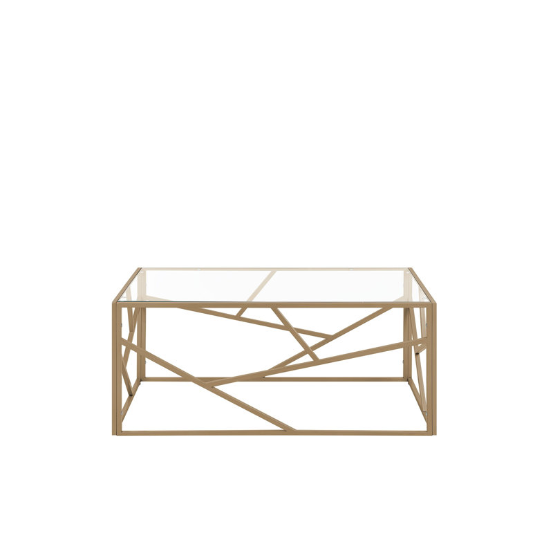 Melany Frame Coffee Table, Gold