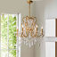 Lustre traditionnel de style bougie Valmira -2004422017-2004422021