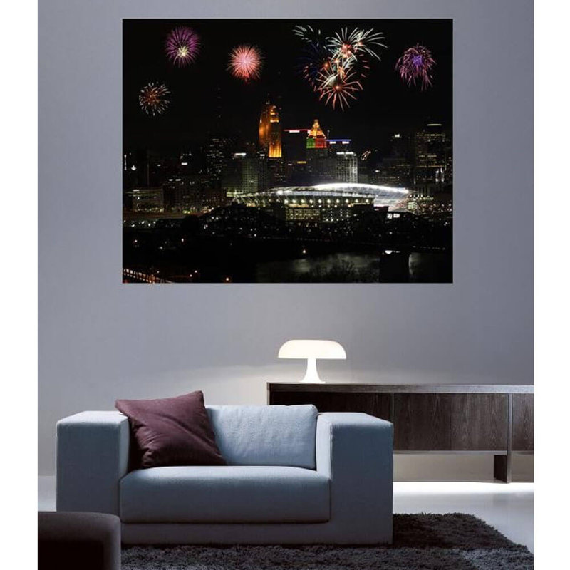 Adhésif décoratif Batie Paul, H 38,5 po x l 48 po
