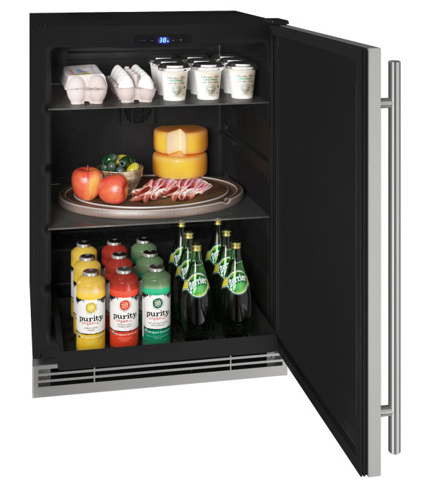 U-Line 24" 5.7 with Water and Ice Dispenser, Stainless Steel