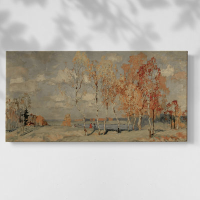 Série paysage - DCCLXV III - Toile tendue avec châssis encadré - Prêt à être accroché