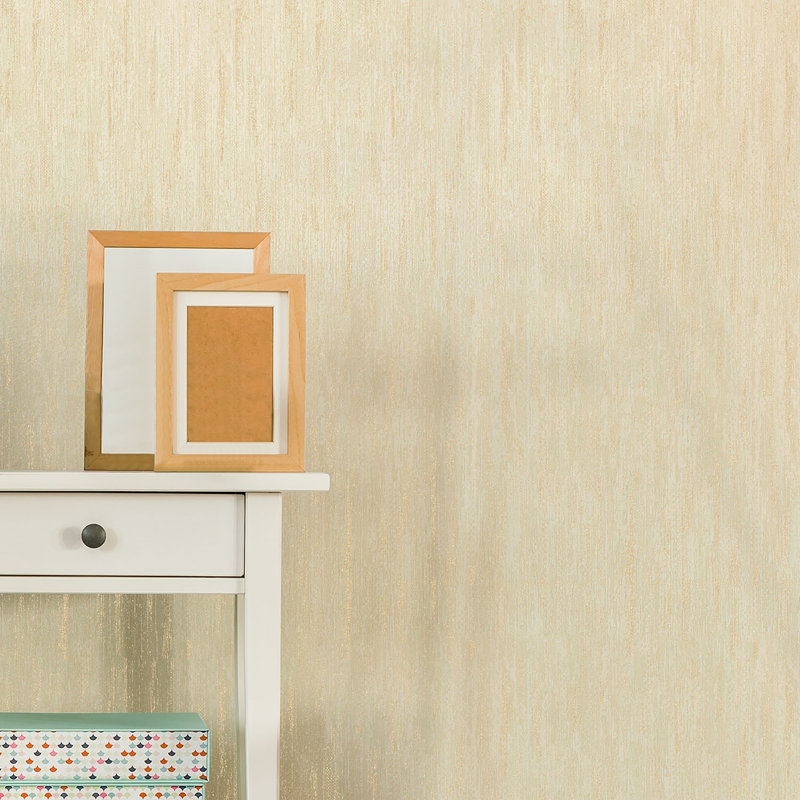  Rouleau de papier peint texturé L 33 pi x l 20,5 po Texture, Ivoire ivoire