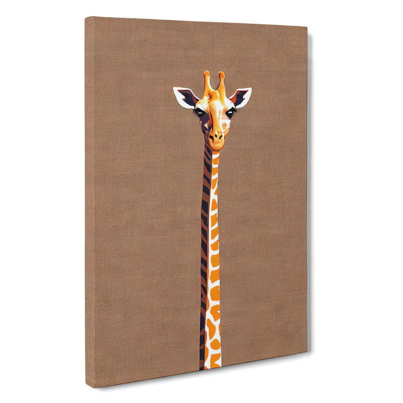 Skinny Giraffe - Wrapped Canvas, 76cm H x 50cm W x 3cm D