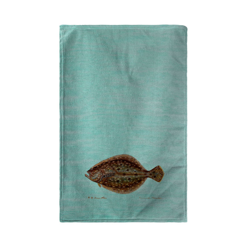 Dish Cloth Kitchen Towel, Teal/Brown