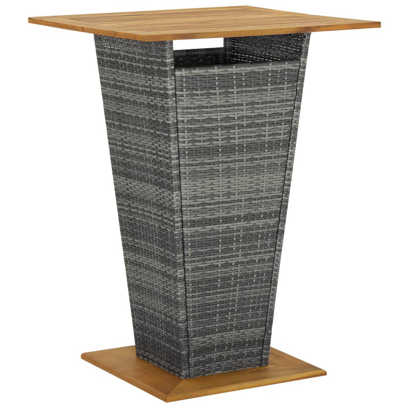 Table de bar Kharim, gris