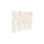 Cast Entwined Rectangular Wall Root, Faux Bleached