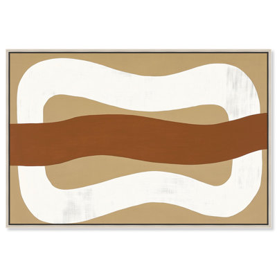 «Minimal Wavy I», art mural boho par 
