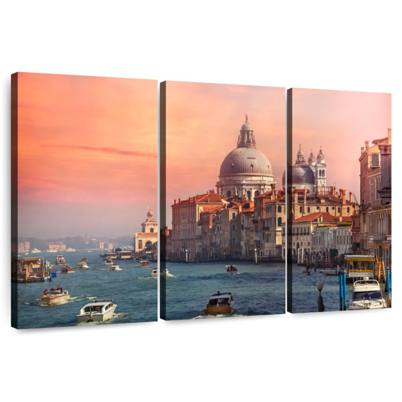 Nicci, Italie, Grand Canal, H 36 po x l 57 po