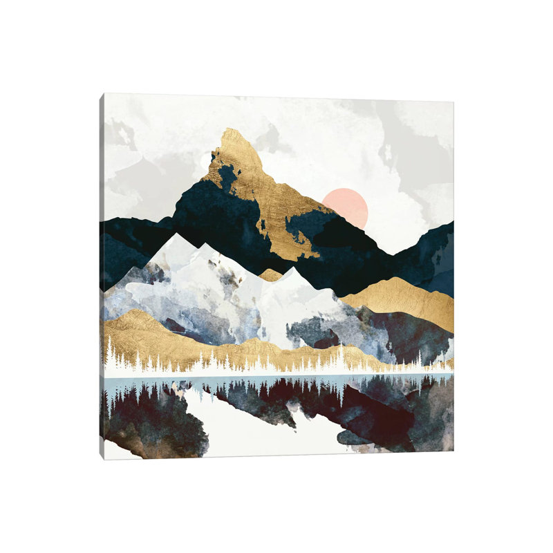 Hiver - impression, Toile tendue, H 12 po x l 12 po x P 1,5 po