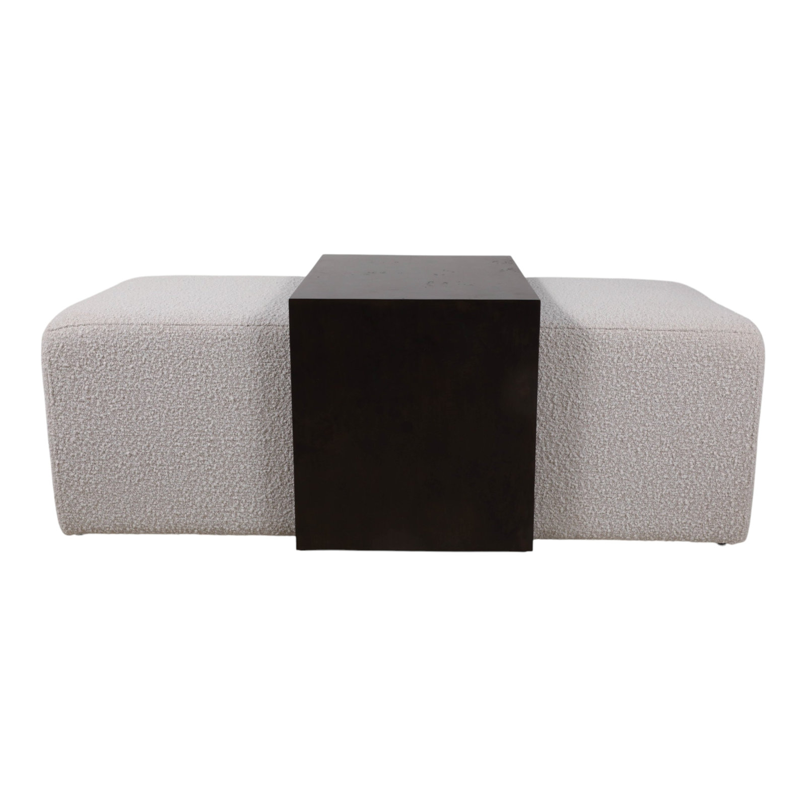 Mylas 54" Ottoman, Black
