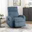 Fauteuil inclinable électrique en velours côtelé 1pc-1427576337