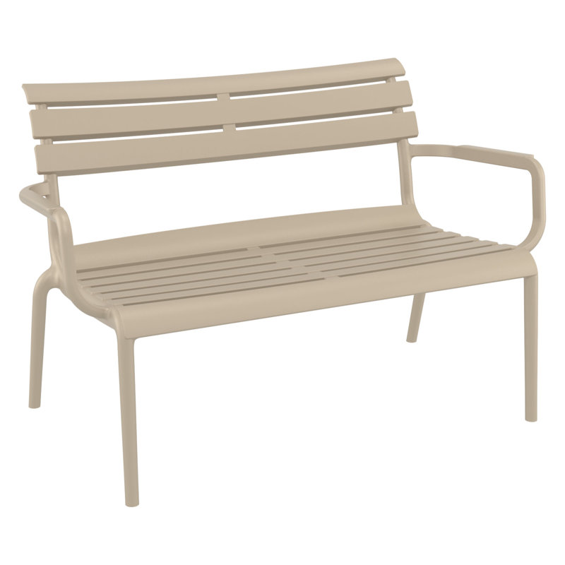 Banc d'extérieur 46 po Ruta Paris, Taupe