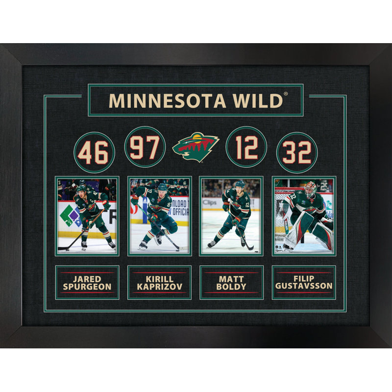 «Minnesota Wild Best of the Best», collage encadré