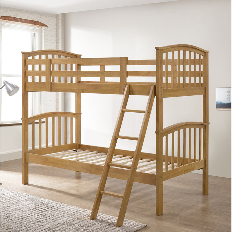 Single (3') Bunk Bed Standard Bunk Bed, Oak