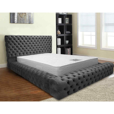 Upholstered Velvet Bed