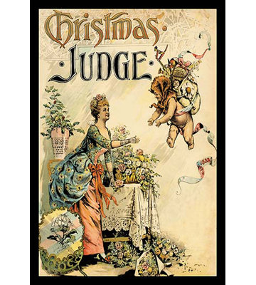 Judge Magazine Christmas Judge Vintage Advertisement