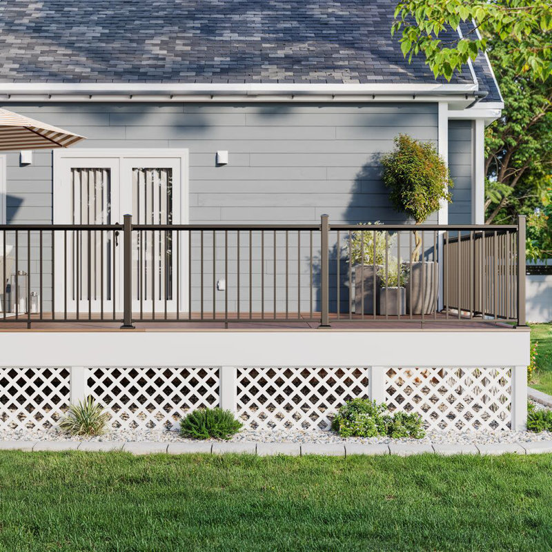 2 Ft. X 4 Ft Classic White Lattice, White
