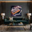 «Music Kalimba», art mural sur toile mauve-981592749