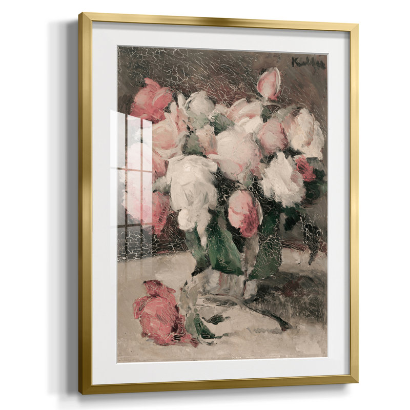 Imprimé floral rétro CCL XXXIV - impression encadrée